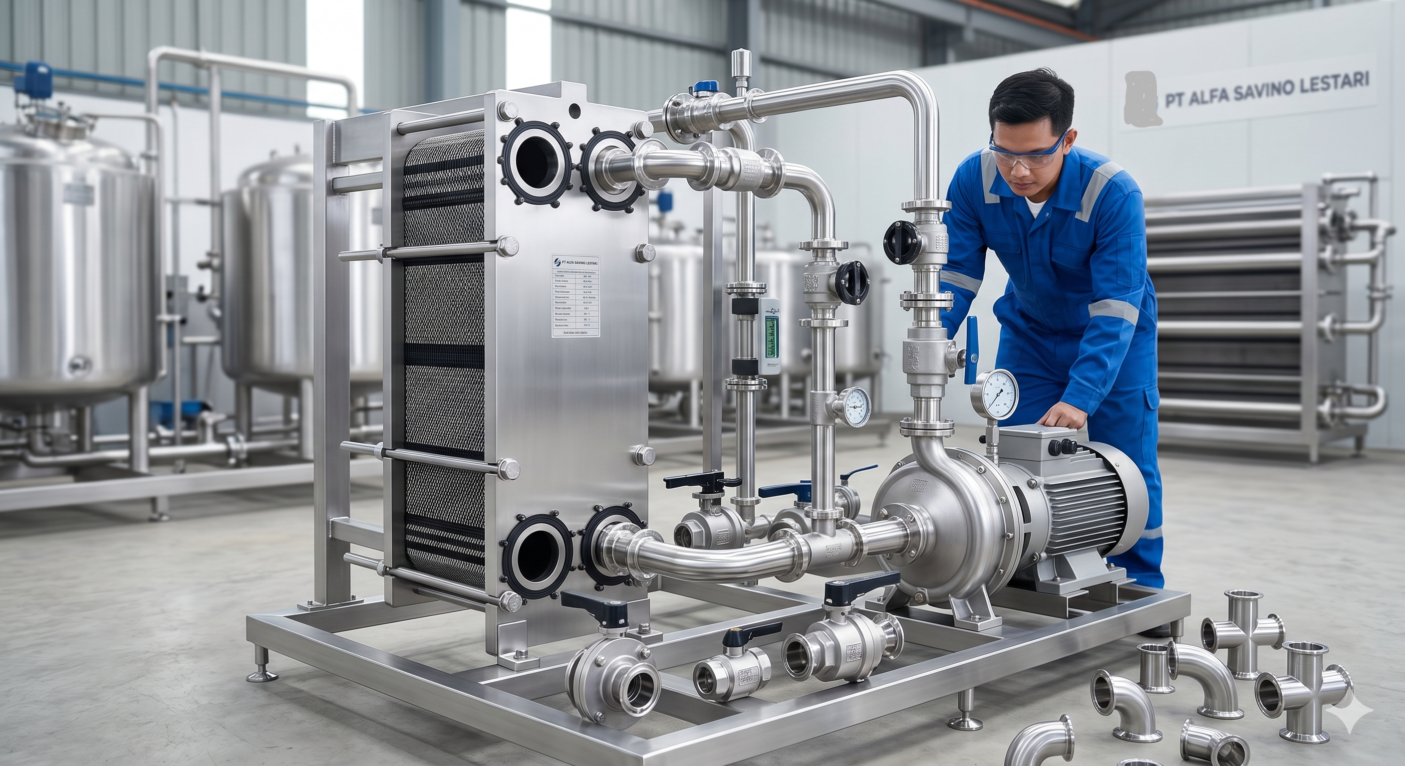 Pentingnya Standar Food-Grade pada Instalasi Pipa dan Gasket di Pabrik F&B